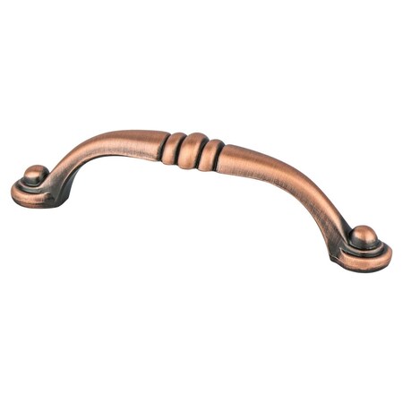 Berenson 96 mm CC Euro Traditions Pull with Brushed Antique Copper 2933-1BAC-P